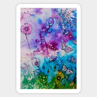 Fantasy Flowers Sticker